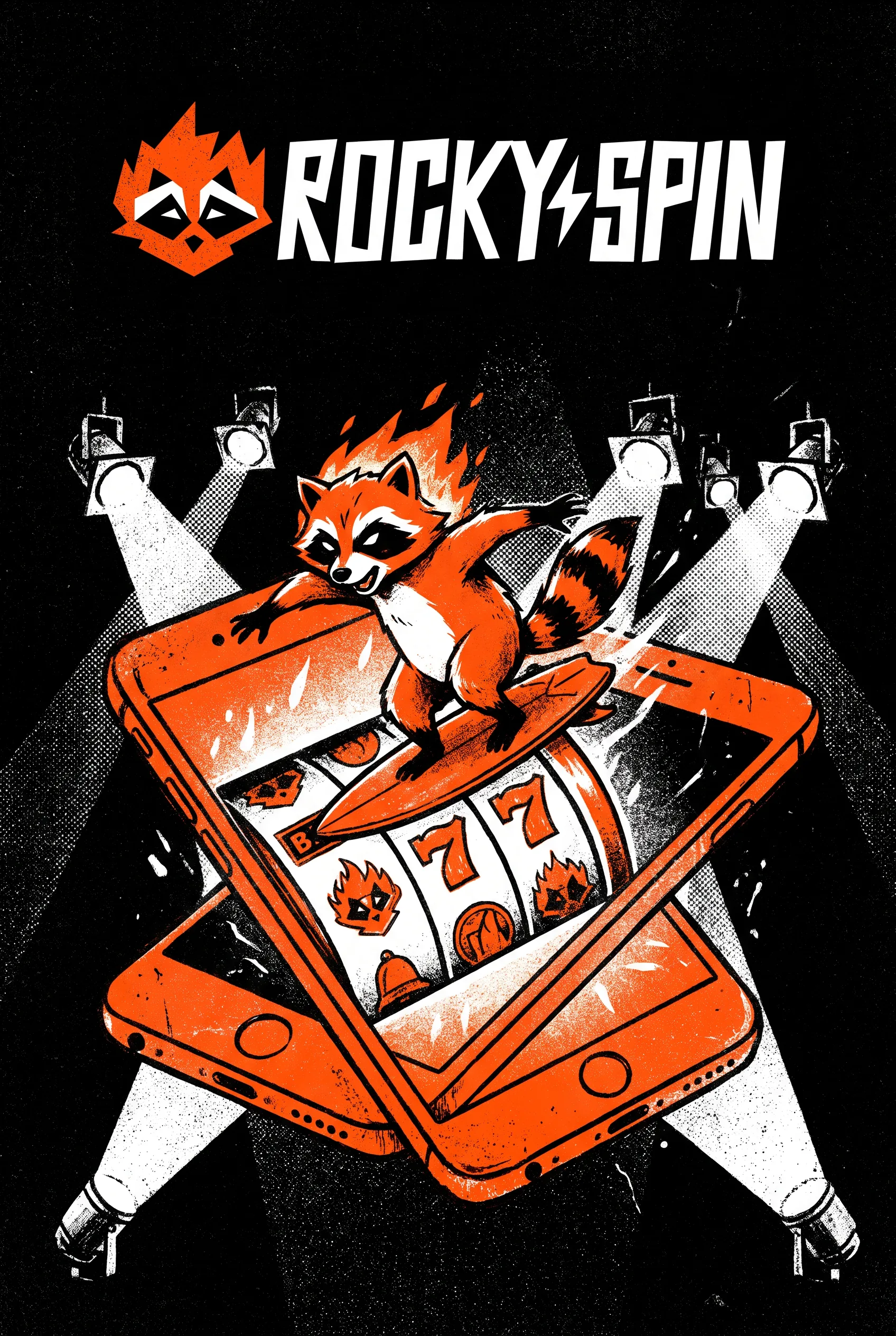 RockySpin auf dem Smartphone